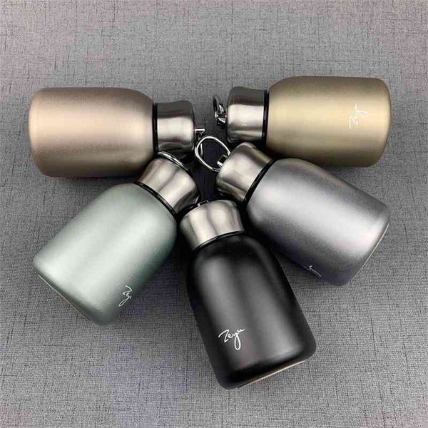 

students' new trend fresh and compact stainless steel 304 vacuum portable frosted women's water cup