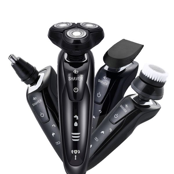 

rechargeable electric shavers for men triple blade electric razor whole body washing multifuncional 4 in 1 shaving machine d35