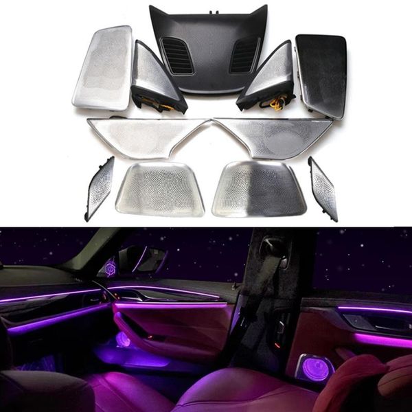 

interior&external lights 8/11pcs for 5 series g30 g38 tweeter speaker luminous panel led glow lamps decorative atmosphere cover ambient