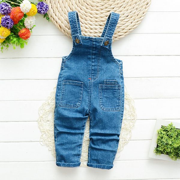 

Girls Boys Denim Overalls Toddler Dungarees 1 2 3 4 Years Kids Baby Boy Jeans Jumpsuit Clothes Clothing Trousers Pants, Blue