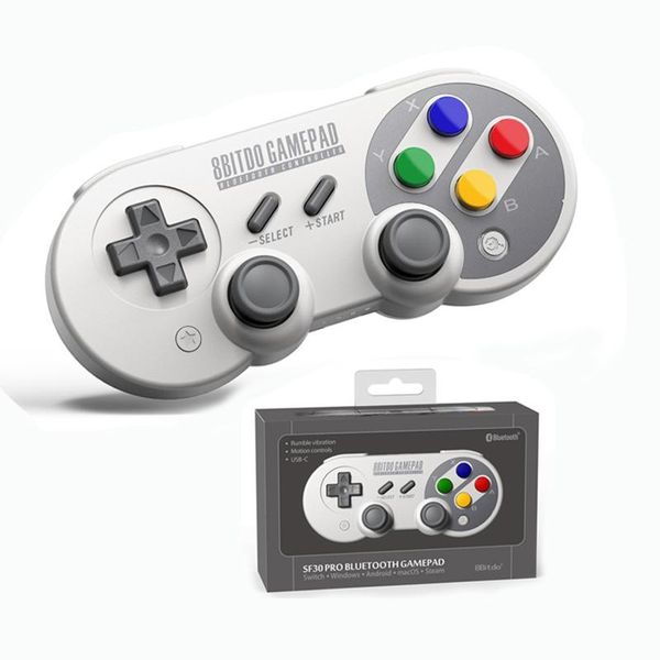 

game controllers & joysticks 8bitdo sf30 sn30 pro wireless bluetooth gamepad controller with joystick for windows android macos swit