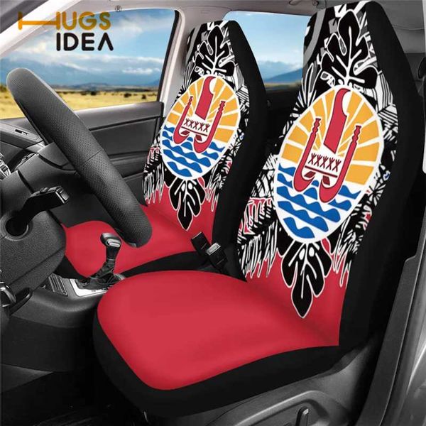 

chair covers hugsidea car seat cover tahiti polynesian tribe design 2pcs set universal cushion fit most vehicle interior accessories