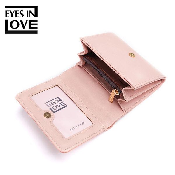 

coin purses 2021 short ladies purse brand wallet fashion simple change handbag multi-function zipper buckle mini clutch, Red;black