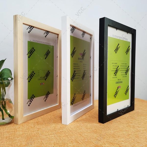 

frames nordic simple wooden frame for picture with plastic glass po wall poster