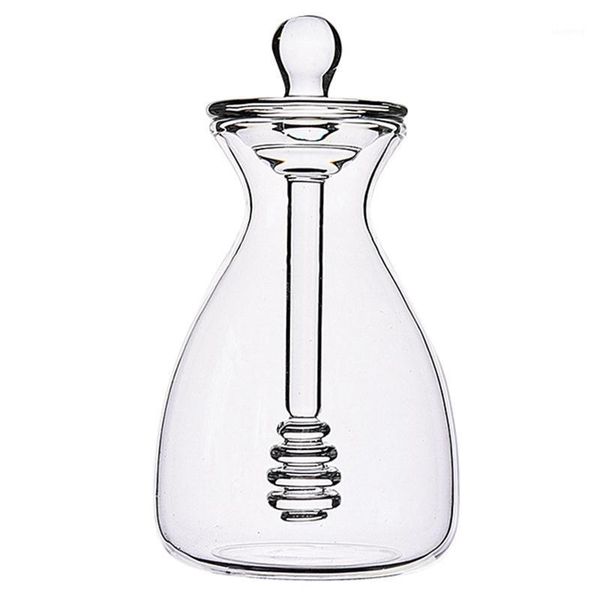 

storage bottles & jars handmade honey jar with dipping sauce, glass sauce and