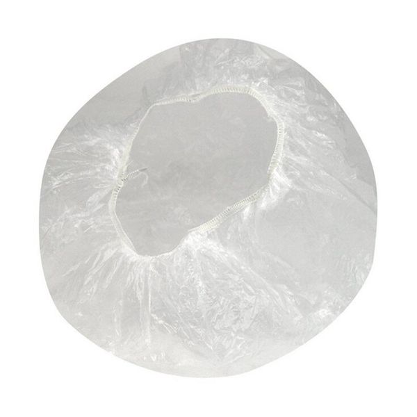

shower caps 40pcs disposable one-off clear spa hair salon home bathing elastic
