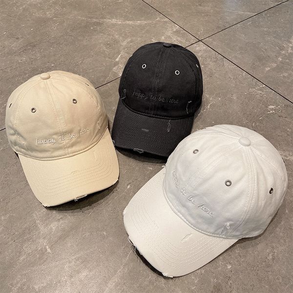 

edged baseball hat women's summer thin korean versatile brand solid color letter embroidery soft sunshade cap, Blue;gray