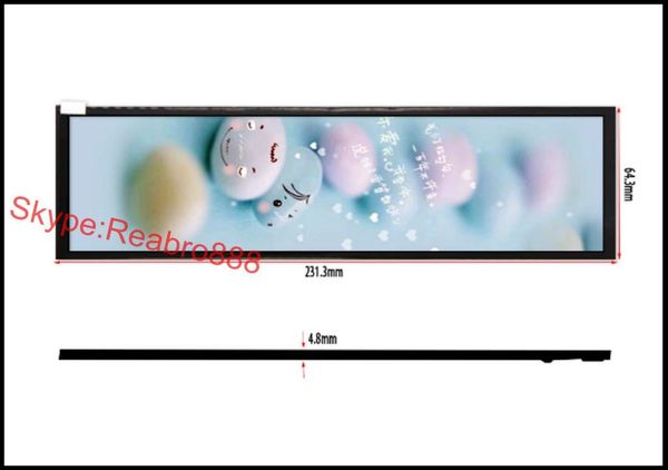 

monitors original hsd088ipw1-a00 ips 1920*480 8.8 inch touch lcd display with board for automotive