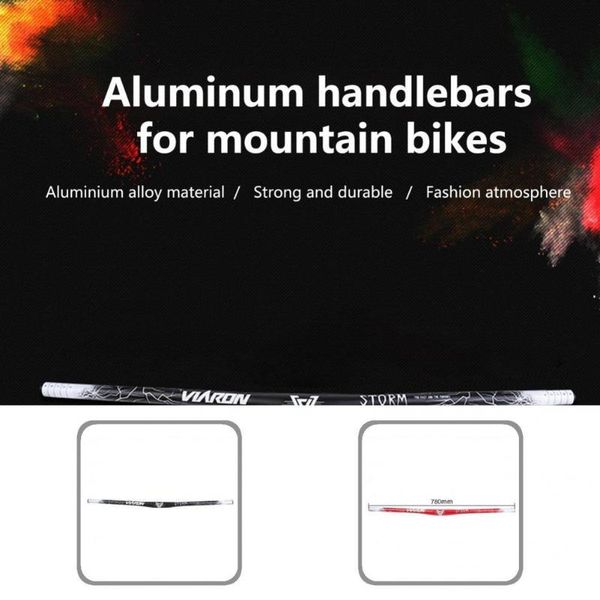 

bike handlebars &components anti-wear part integrated bicycle handle flat bar for mountain