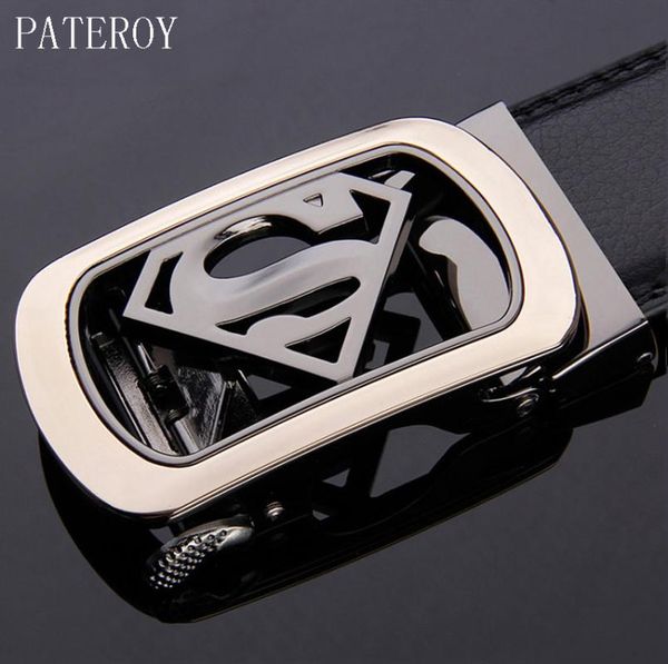 

belts [pateroy] belt designer men leather jeans ceinture homme luxury marque cintos, Black;brown