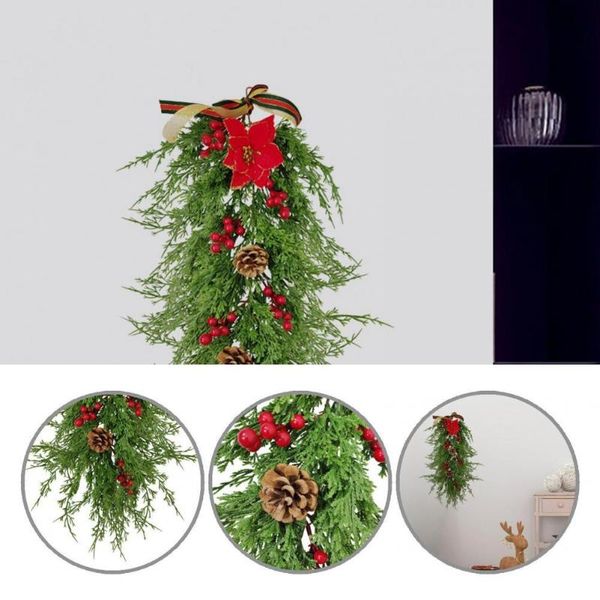 

christmas decorations useful artificial pine branch faux winter fine workmanship eye-catching