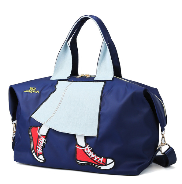 

creative splicingtravel bag portable leisure fitness travel long and short distance large capacity light luggage duffel bags