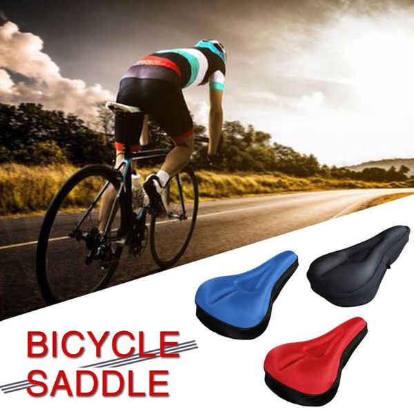 

bike saddles bicycle breathable sponge cover seat cushion sports three-dimensional soft saddle riding equipment d3
