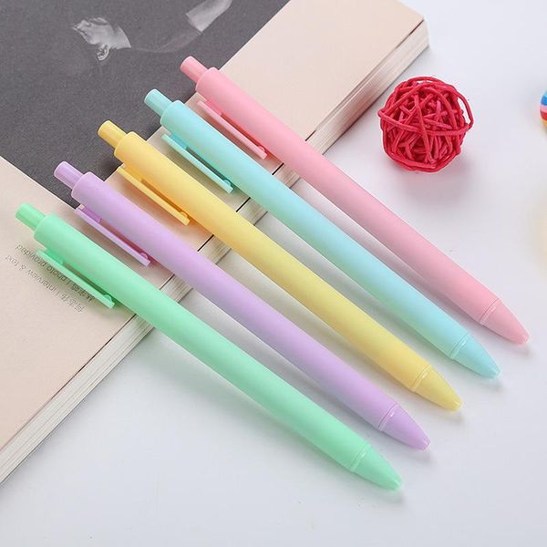 

gel pens 1 pcs macaroon color pen creative candy-colored student learning office stationery stationary supplies