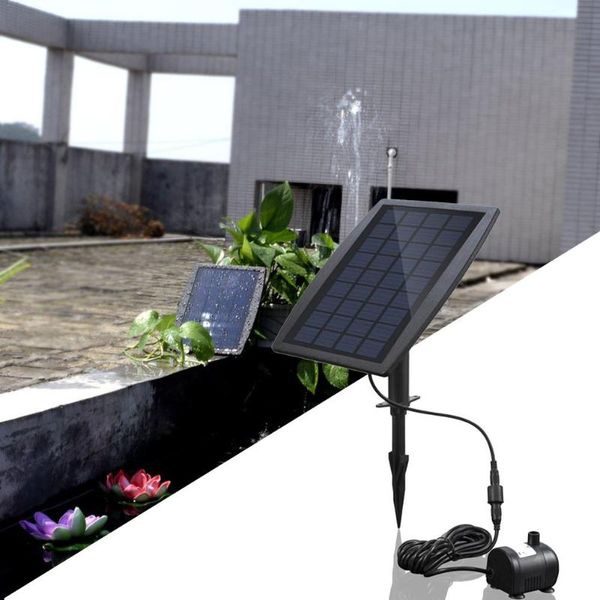 

2.5w solar power fountain pump panel watering kit garden plants pool pond submersible waterfall decorations