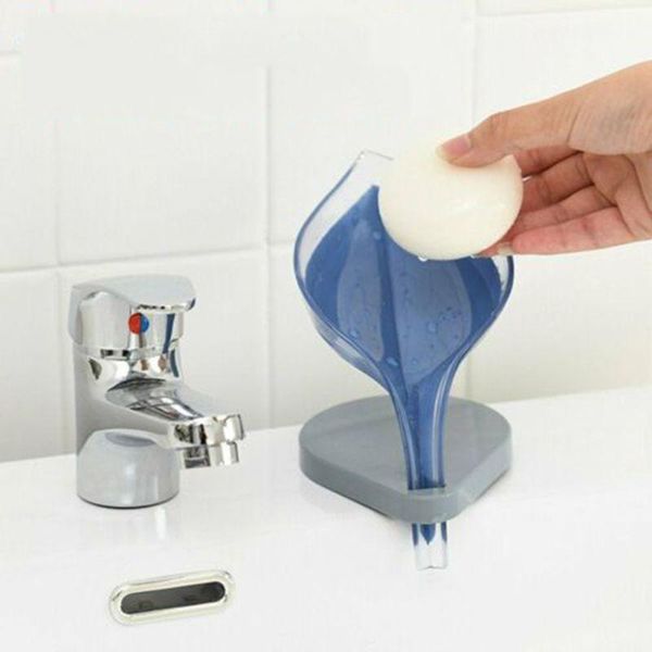 

soap dishes leaf shape box self draining holder leafology decorative drainage