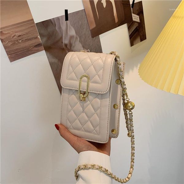 

evening bags womens handbags chain women's summer versatile 2021 fashion shoulder armpit small square cross mobile phone bag purses1