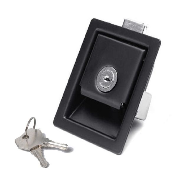 

panel camper trailer rv car handle knob 2 keys durable door lock paddle entry universal latch anti rust weather resistant atv parts