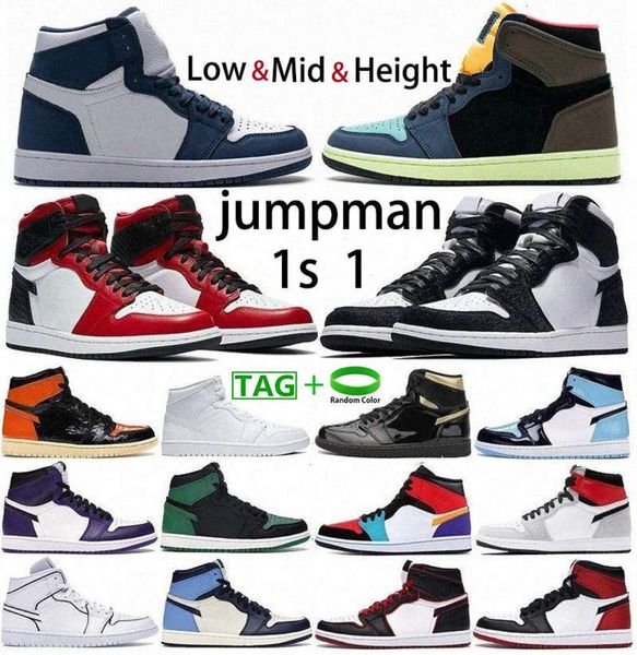 

university blue basketball shoes jumpman 1 1s og high mid low pine green black court purple royal bred toe nc obsidian unc man sports