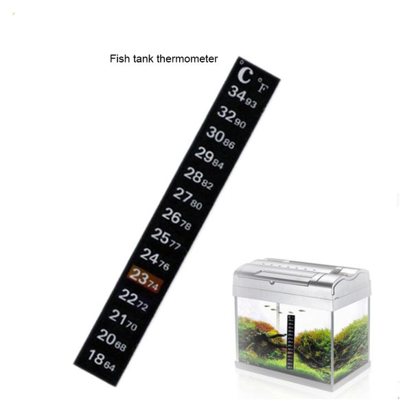 

1/5pcs fish tank fridge thermometer sticker aquarium stick-on digital measurement stickers temperature control tools products