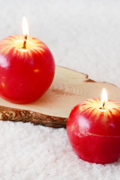 

4'lÃ¼ apple candle set candles