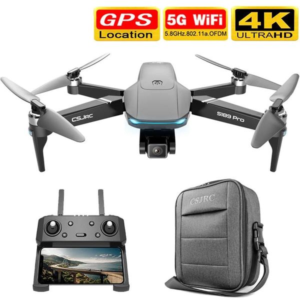 

pro drone 4k gps 5g wifi dual camera rc quadcopter with brushless motor flight 30 mins distance 1km professional drones