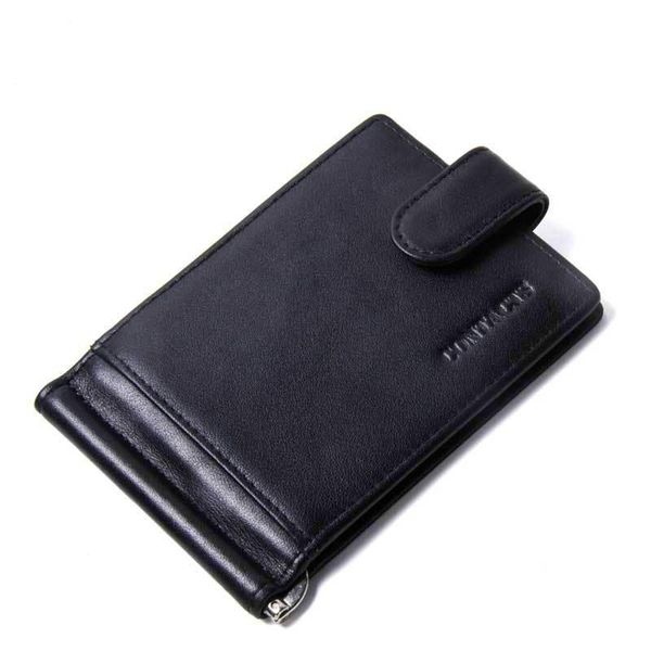 

card holders leather and id holder clips european american fashion, Brown;gray