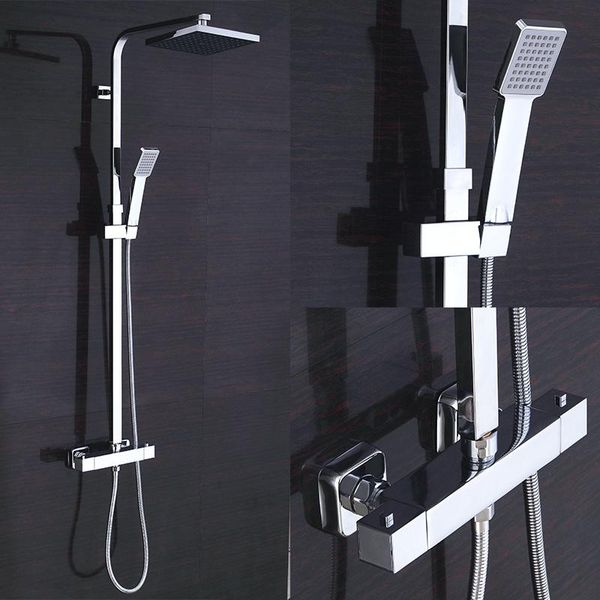 

bathroom shower faucet thermostatic sets and cold mixer brass bathtub system