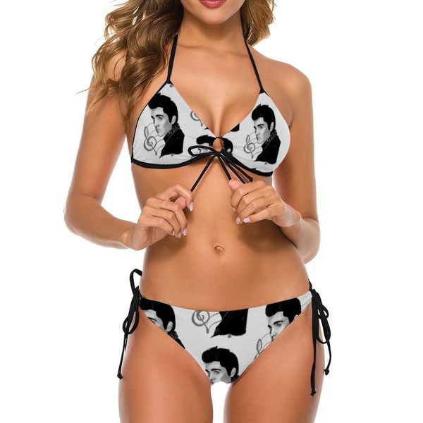 

one-piece suits music bikini swimsuit with ties corrective surf swimwear youth two piece bathing suit