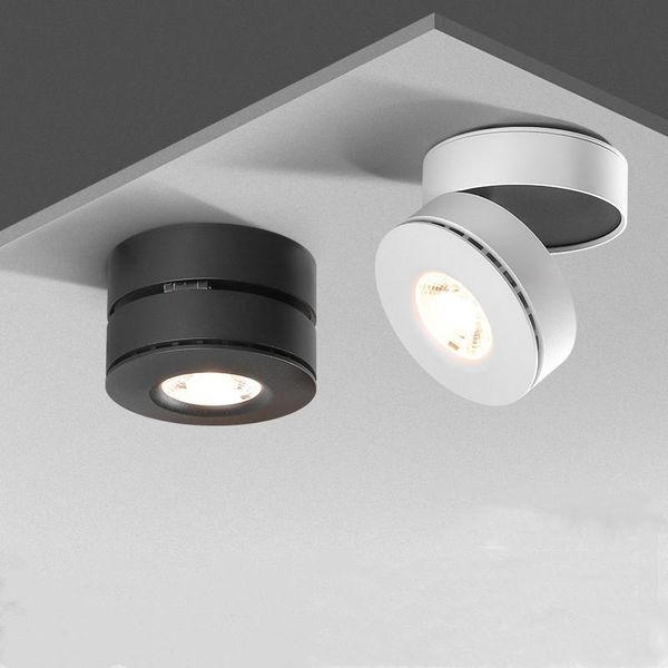 

downlights dimmable surface mount recessed led lamps, cob ceiling spotlight, 10w12w, ac110-220v, indoor lighting