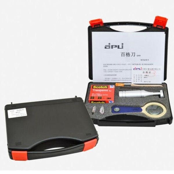 

professional hand tool sets cross hatch adhesion tester instruction cross-cut kit w/ 3 blades cut