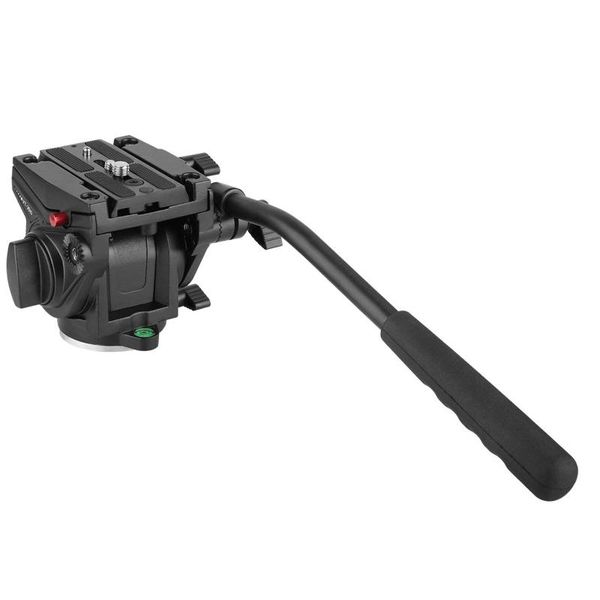 

tripod heads headskk kingjoy heavy duty video camera fluid drag head, pan tilt head for dslr camcorder shooting