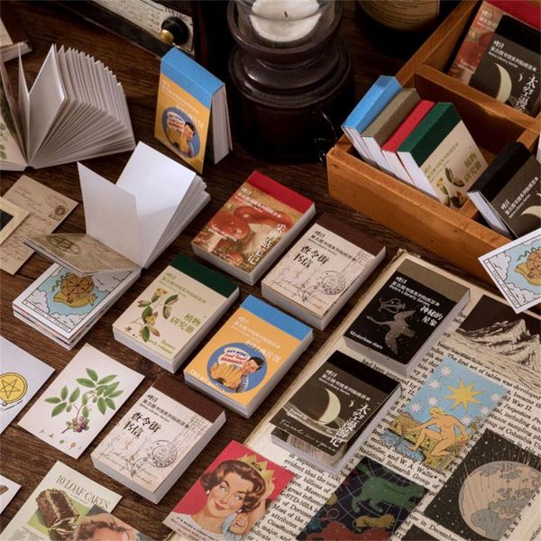 

gift wrap 50pcs literary retro plants sticker book diy collecting illustration journal stickers starry sky scrapbooking stationery
