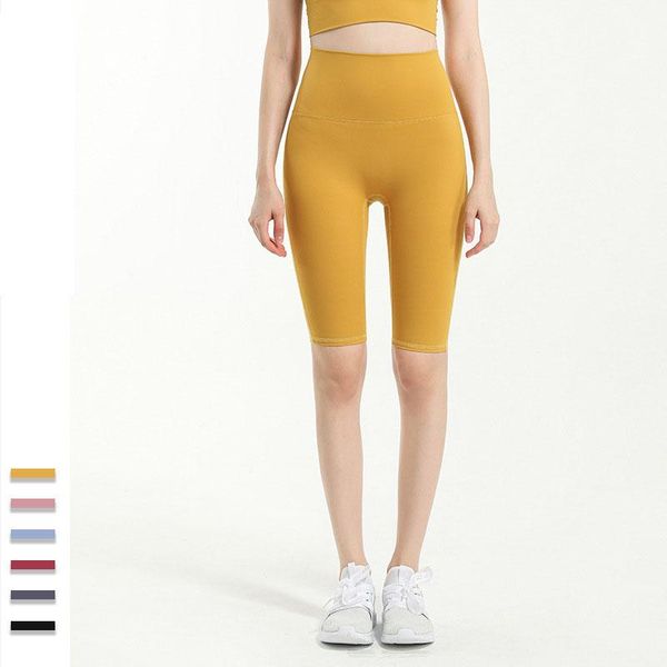 

stretchy workout gym shorts women seamless fitness yoga short pants high waist sports running wears outfits, White;red