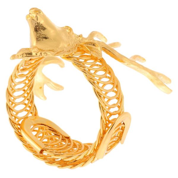 

curtain & drapes 1pc deer horn shape buckles strap accessories for home golden