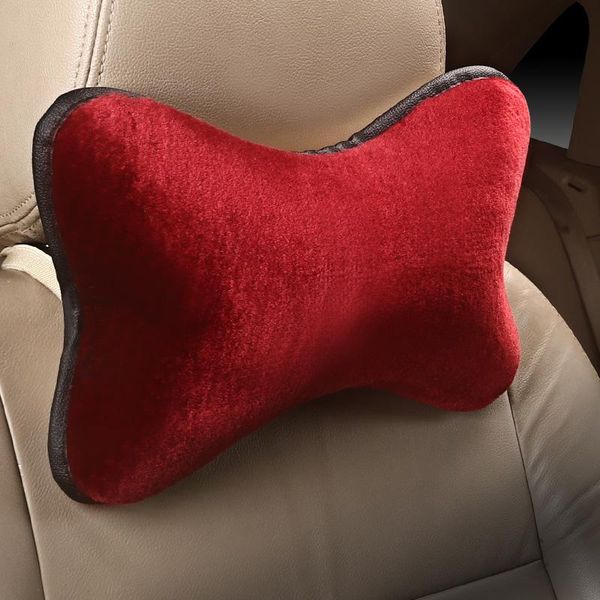 

seat cushions 2021 car neck pillow imitation wool fleece accessories interior