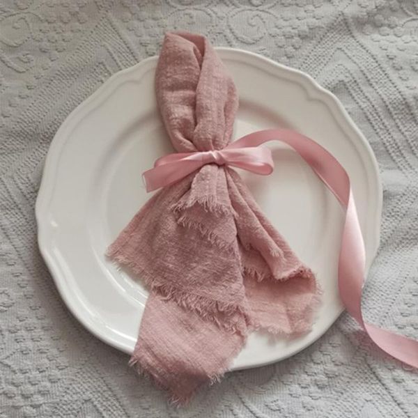 

table napkin 43x43cm retro burr texture napkin,customized dinner rustic decor,cotton gauze wedding kitchen tea towel,dining place mats