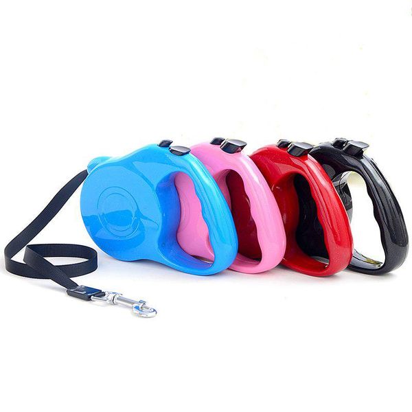 

dog automatic retractable leashes pet traction ropes outdoor dogs belts flexible pets harness collars &