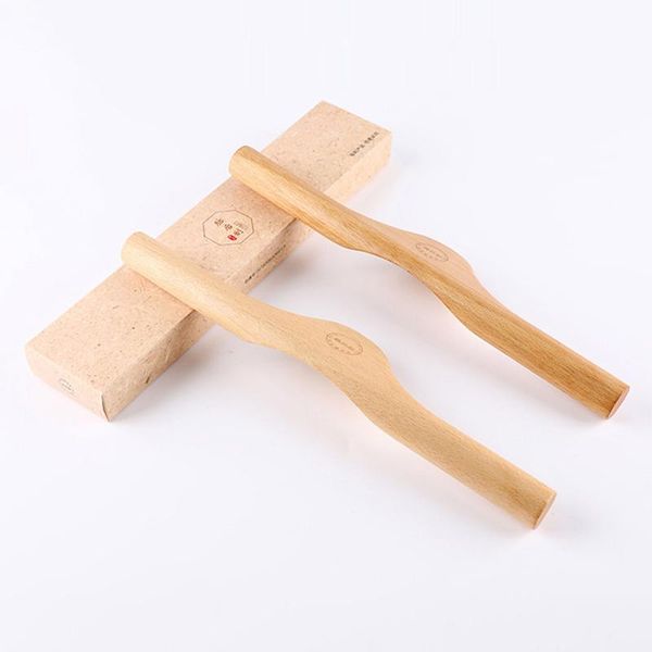 

full body massager 1pcs brain rolling stick home back natural wood guasha scraping scraper massage acupuncture points meridians