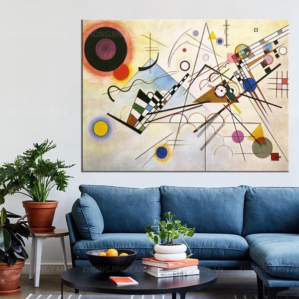 

paintings wassily kandinsky abstract art canvas painting modern posters and print cuadros wall picture for living room home decoration