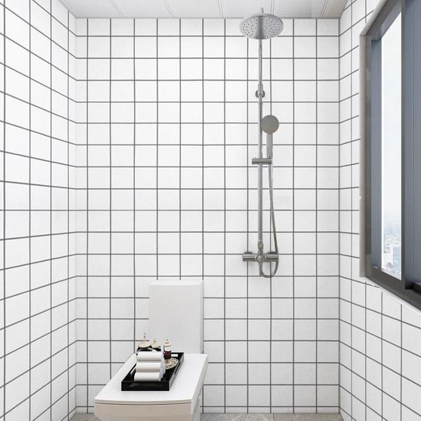 

wallpapers waterproof tile sticker thicken self-adhesive wall kitchen oil-proof bathroom toilet home decor