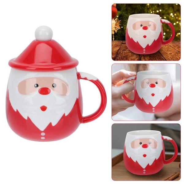 

mugs 1pc delicate mug coffee cup creative ceramic water simple (red)