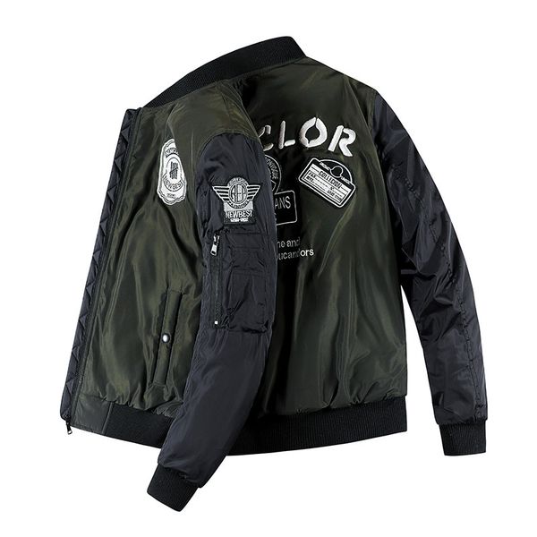 

jackets 2021 letter stripe et flight men's sports casual fashion et men, Black;brown