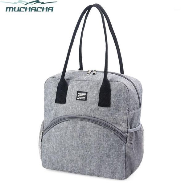 

bag organizer dropship portable shoulder lunch travel thermal insulated bento picnic tote storage cooler handbag1, Blue;pink