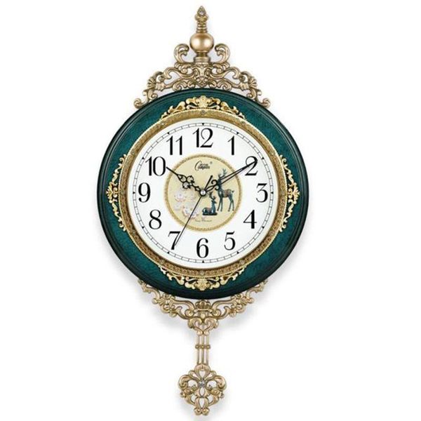 

wall clocks retro clock watch living room mute pendulum elegant taste family gift art decoration rome luxury