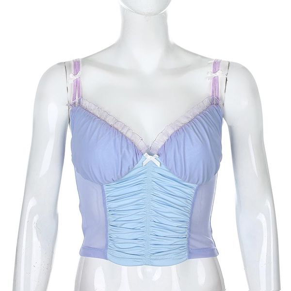 

women's tanks & camis lace contrast suspender women sleeveless inner vest fashion solid color clothing casual sling teen girl cloth, White