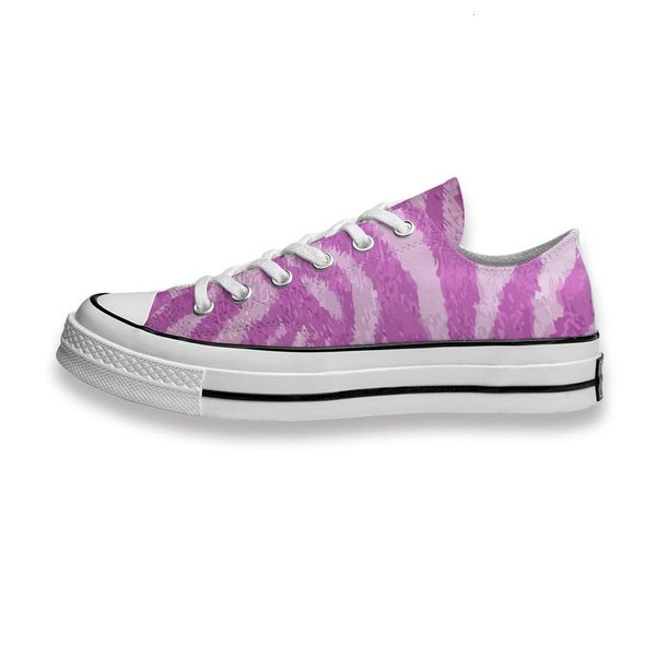 

custom printed sho purple stripe wave sneakers low mens womens skateboard sport footwear diy trainers canvas casual shoe