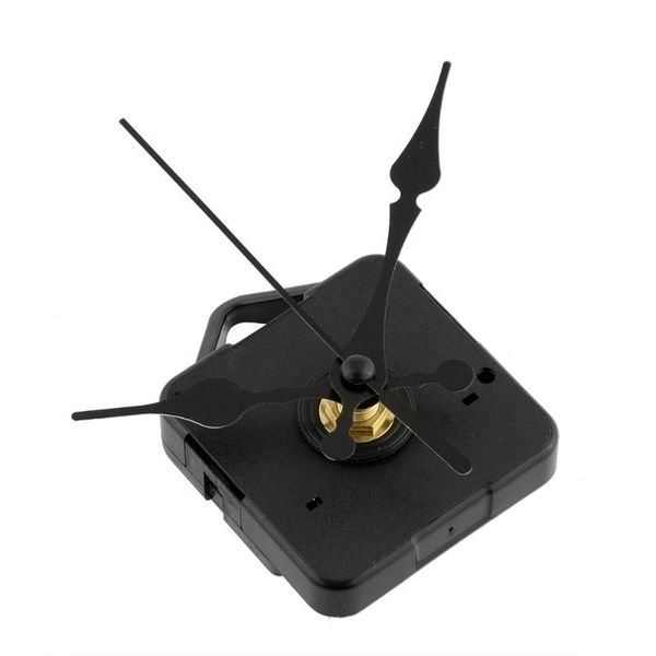 

wall clocks simple design all black hands quartz clock movement short none ticking