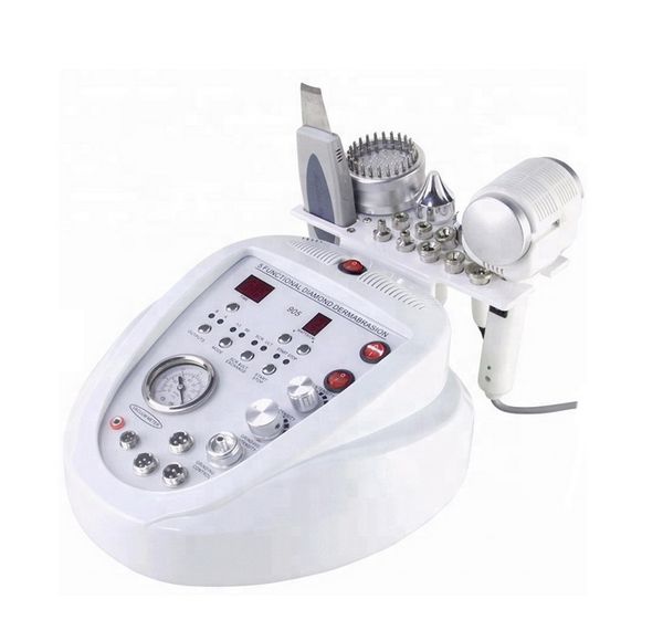 

5 in 1 professional ultrasound skin scrubber diamond dermabrasion microdermabrasion cold hammer facial peeling microcurrent pn rejuvenation