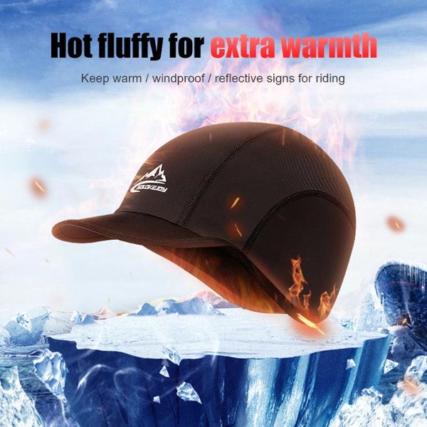 

cycling caps & masks cap windproof ear protection outdoor mtb road bicycle reflective hats biking portableÂ dustproof part, Black